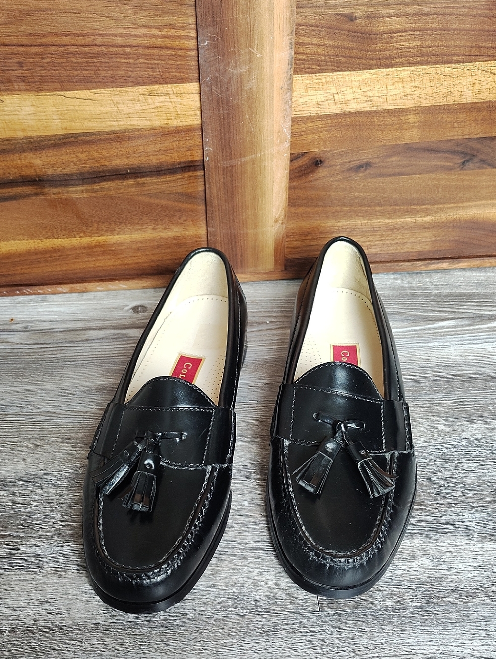 Cole Haan Classic Black Tassel Loafers for Men - Comfort Slip-On